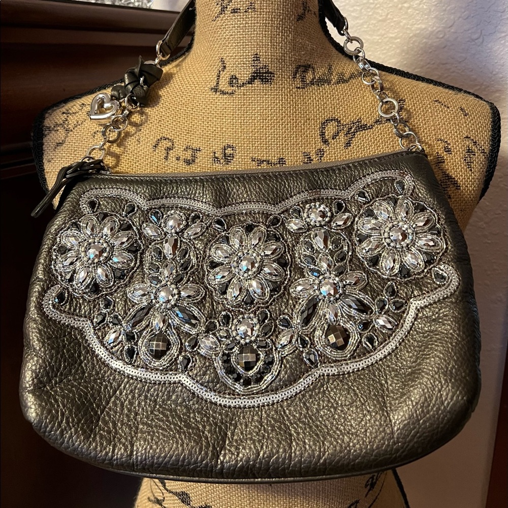 Brighton Angelina Pewter Bag - 🖤